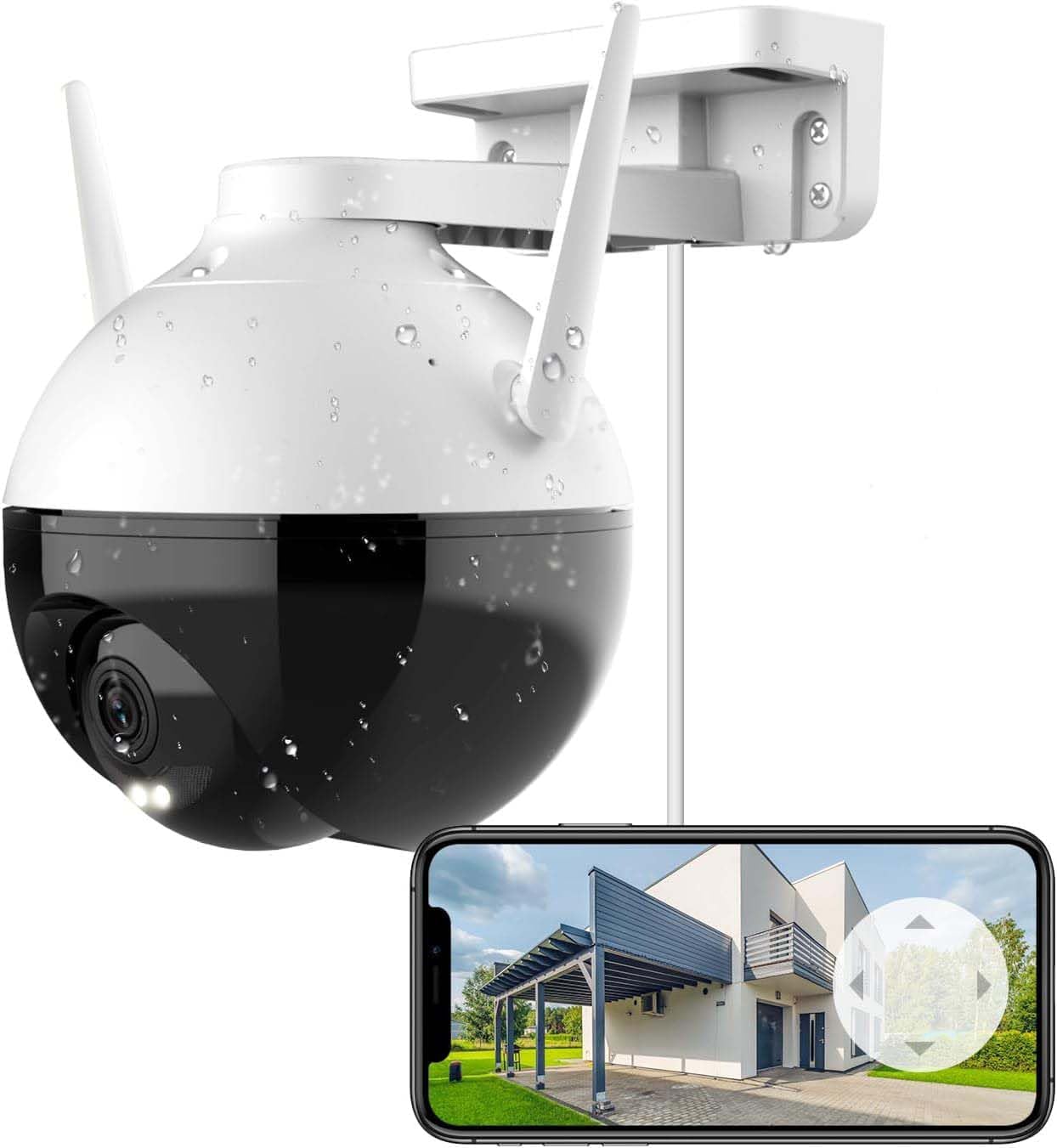 Camera de supraveghere, exterior/interior, Ultra HD , senzor miscare
