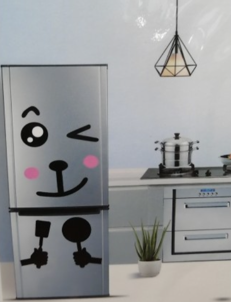 Set 2x Autocolant frigider, adeziv, diverse modele