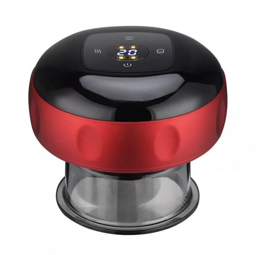 Aparat de masaj cu vacuum electric Terapie prin ventuze 12 niveluri de presiune si incalzire