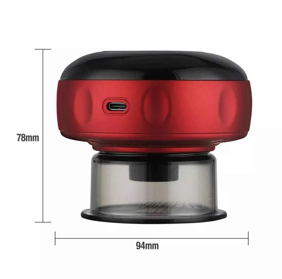 Aparat de masaj cu vacuum electric Terapie prin ventuze 12 niveluri de presiune si incalzire