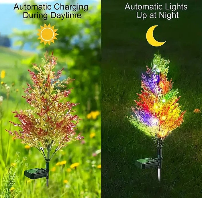 Set Copac Tuia, Panou solar cu lumini LED