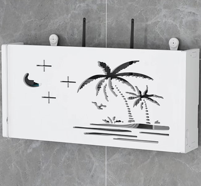 Raft suport Router Wireless, mascare cabluri - Palmier
