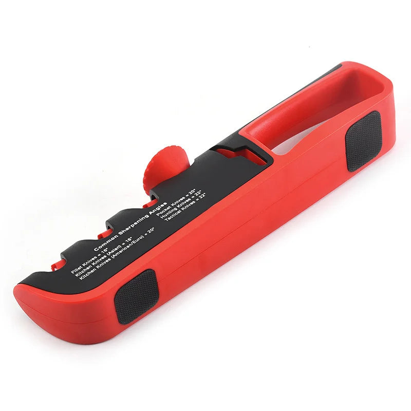 Ascutitor pentru cutite cu unghi reglabil, 4 in 1