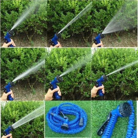 Furtun extensibil 60 m pentru gradina + CADOU Pistol de Udat