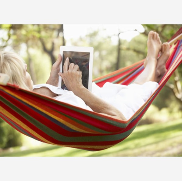 Hamac din bumbac pentru o vara relaxanta