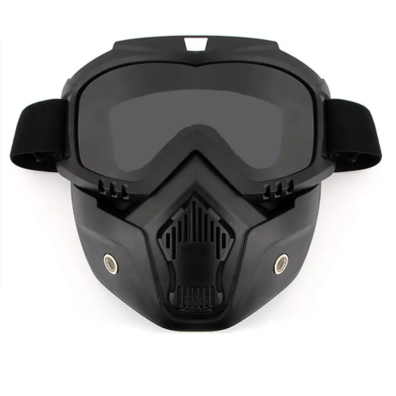 Masca cu ochelari detasabili moto/atv