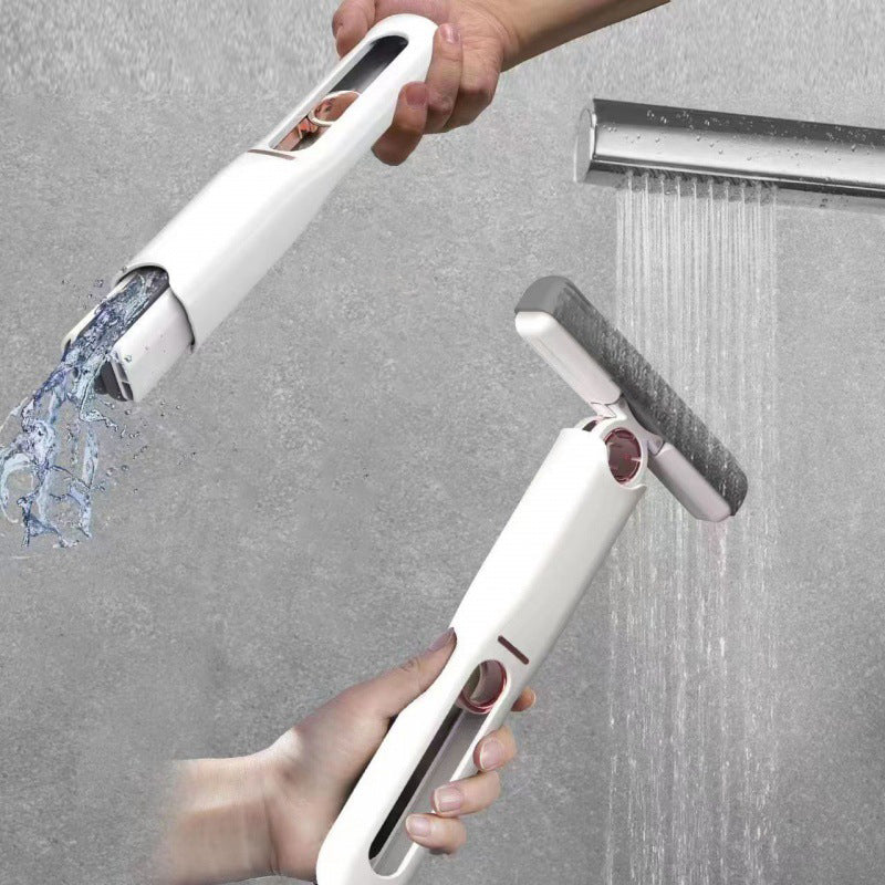 MINI MOP CU LAVETĂ SUPER ABSORBANTĂ PENTRU MOBILIER - CURĂȚARE UȘOARĂ CU O SINGURĂ MÂNĂ