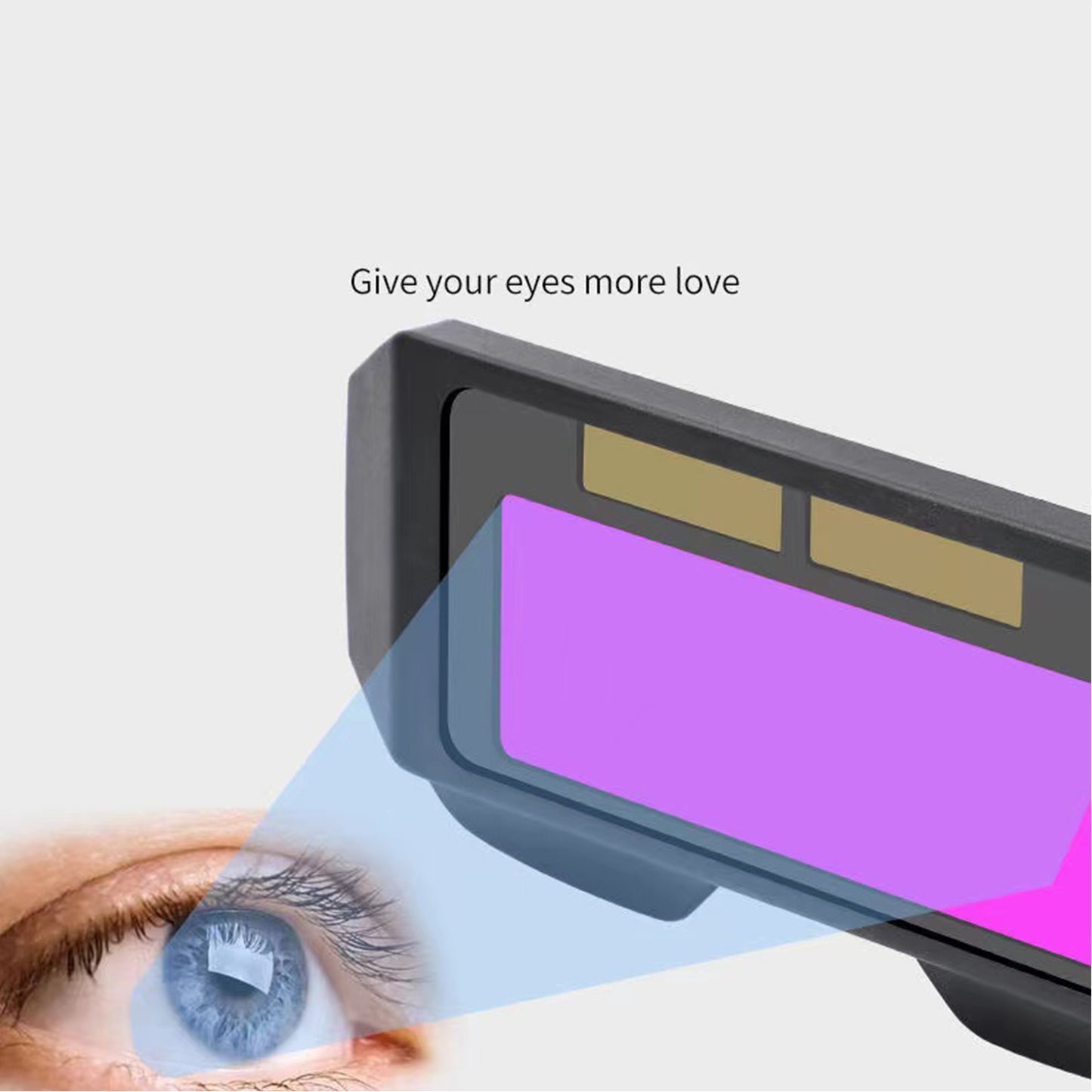 Ochelari de protectie sudura cu display LCD, cristale lichide auto-intunecare