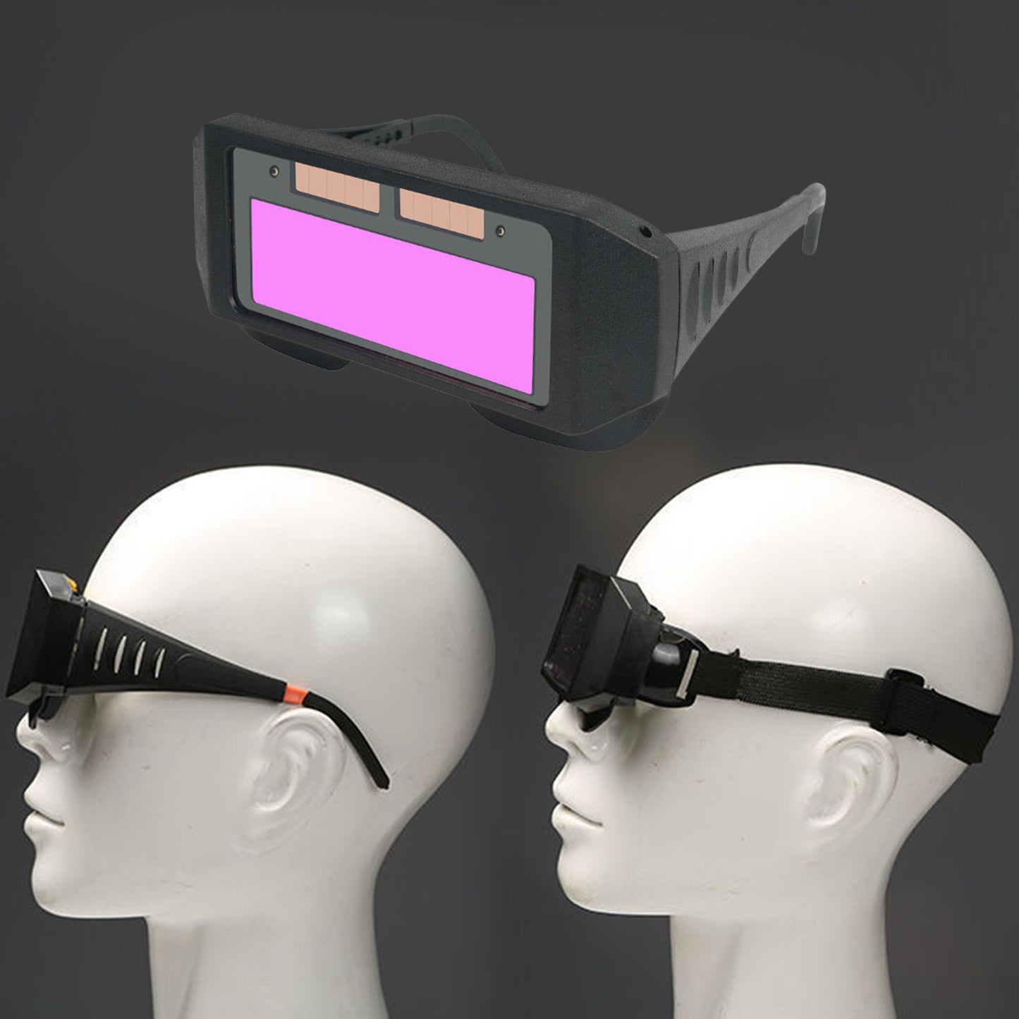 Ochelari de protectie sudura cu display LCD, cristale lichide auto-intunecare