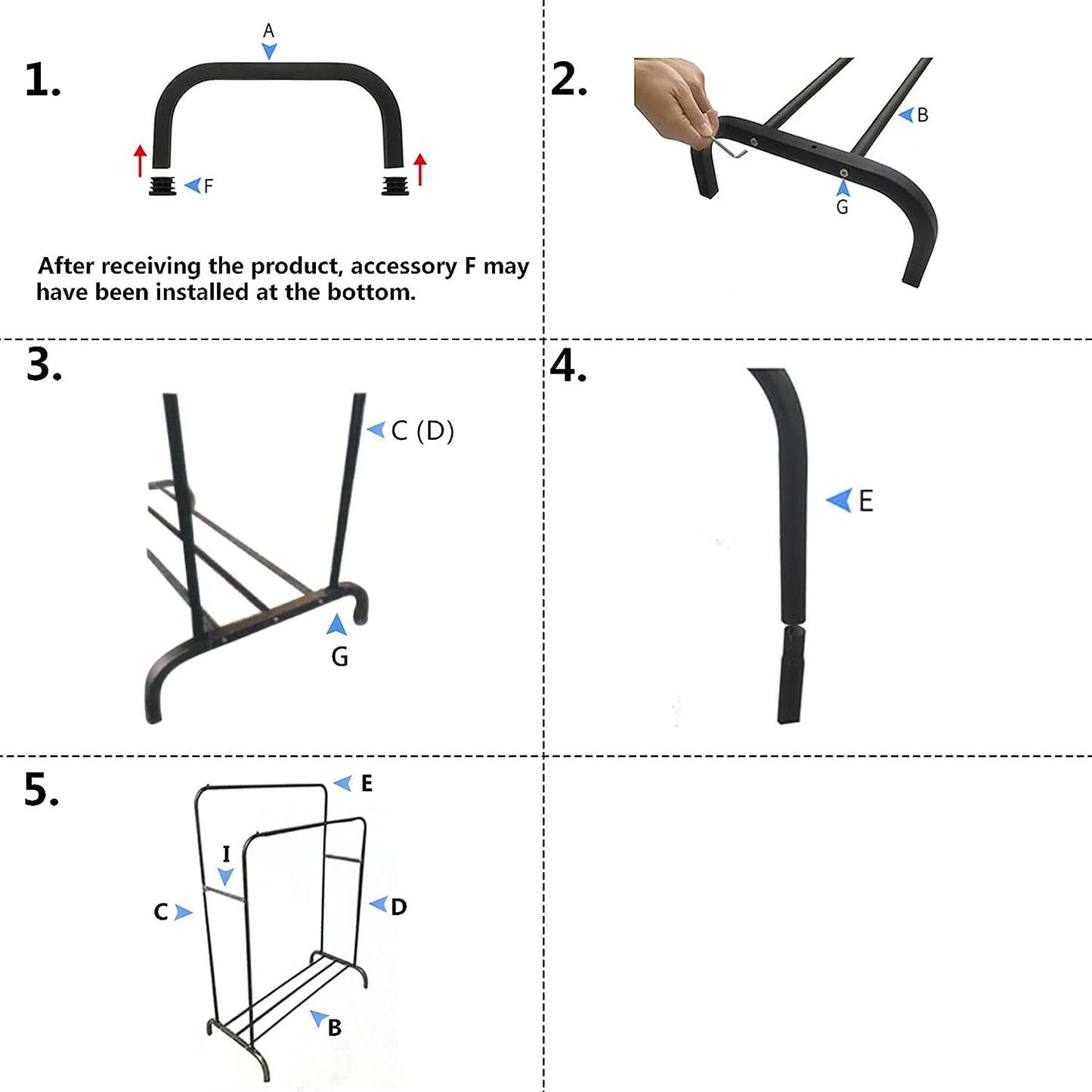 Organizator dublu pentru haine