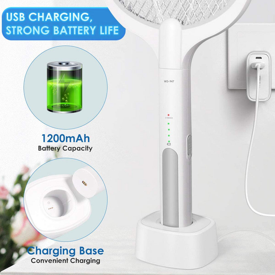 Paleta electrica anti-insecte cu lampa UV