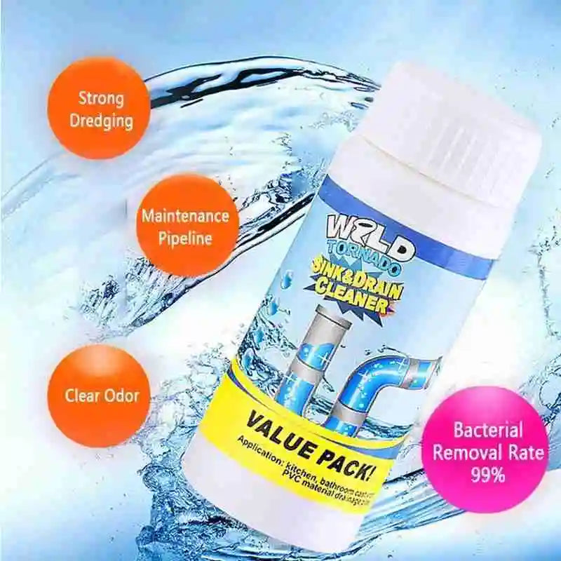 Detergent pentru chiuvete si canalizare, 110 g, POWERCLEAN