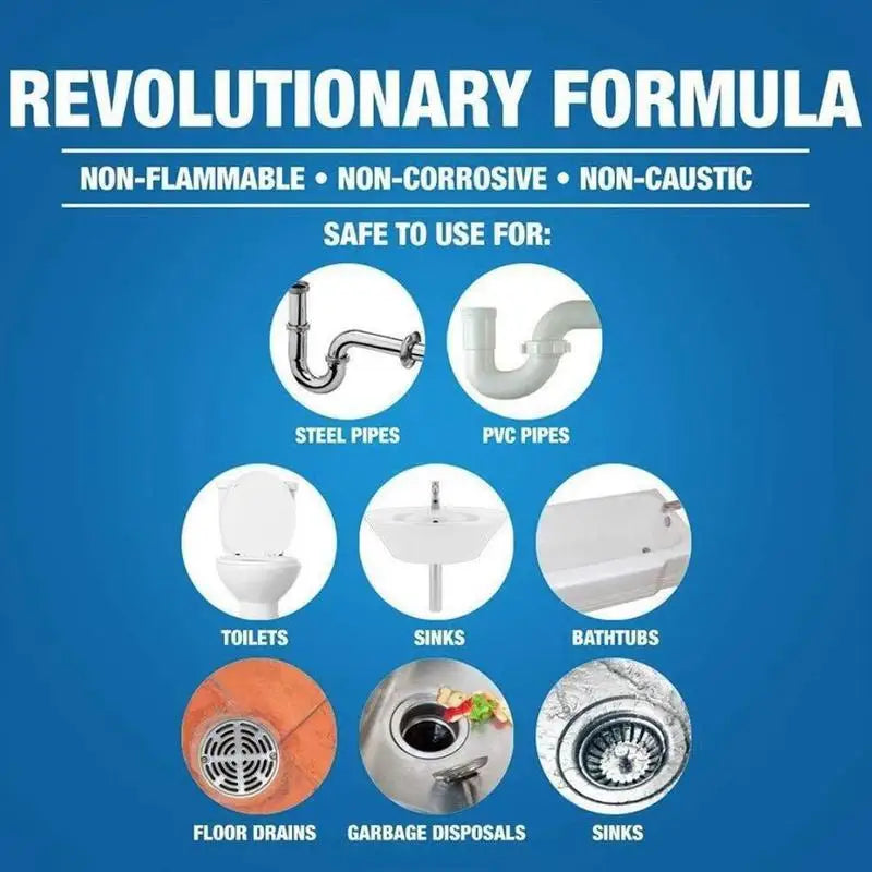 Detergent pentru chiuvete si canalizare, 110 g, POWERCLEAN