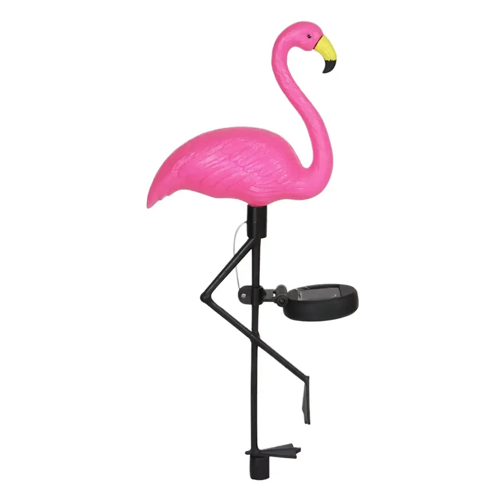 Set 3 x LAMPI SOLARE PENTRU GRADINA, FLAMINGO - MODEL NOU