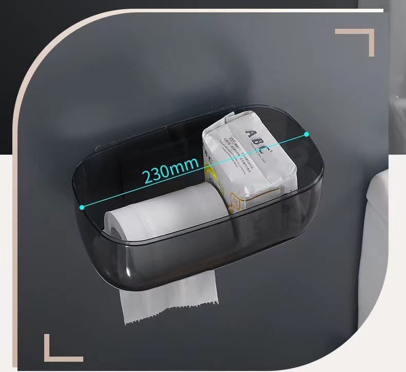 Dispenser hartie igienica cu raft depozitare