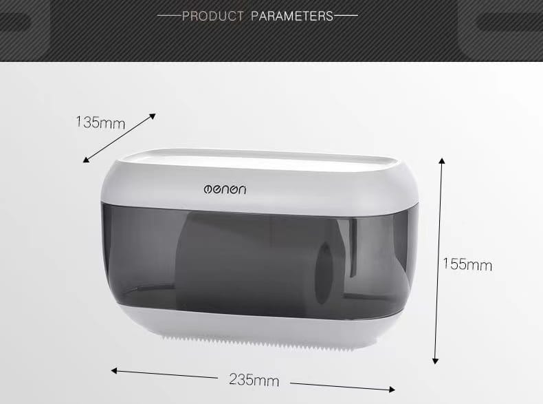 Dispenser hartie igienica cu raft depozitare