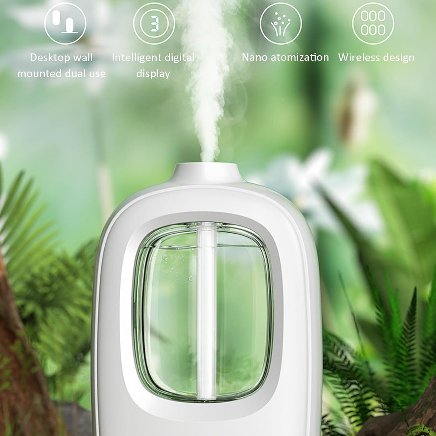 Umidificator reincarcabil USB, Nano Diffuser + sticluta parfum