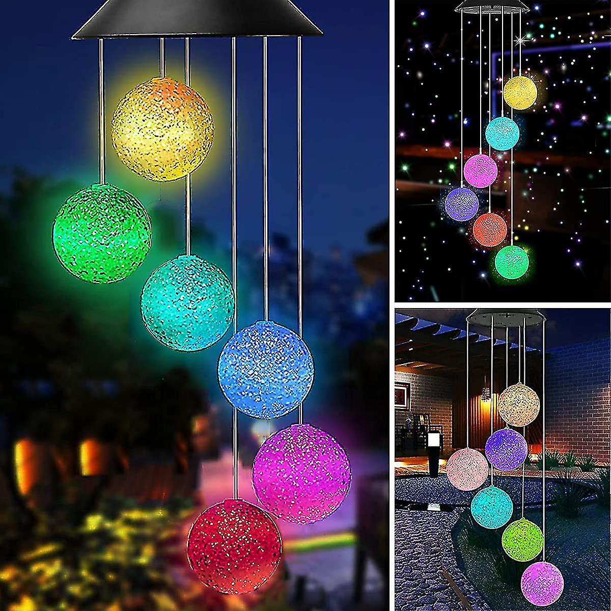 Decoratiune solara de gradina, 6 LED multicolor