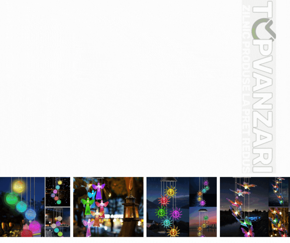 Decoratiune solara de gradina, 6 LED multicolor