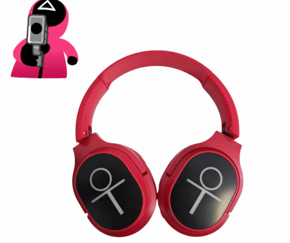 Casti wireless Squid Game, sunet de inalta calitate