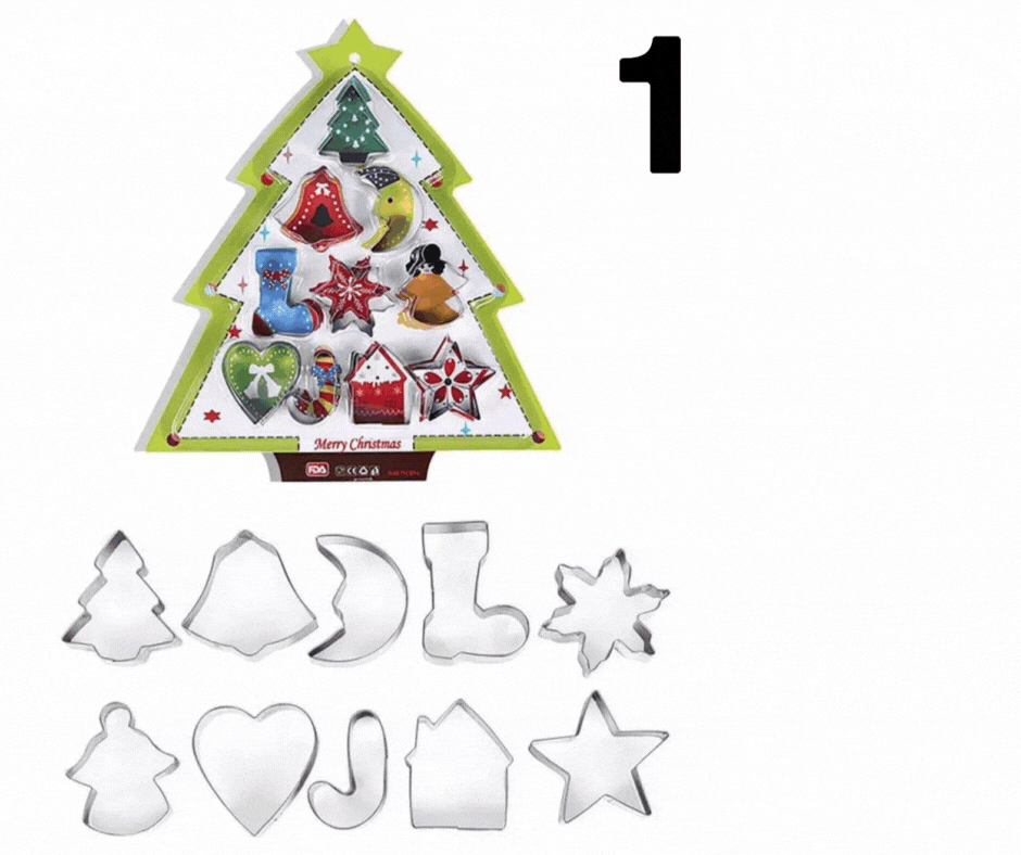 1+1 GRATIS Set 10 forme pentru prajituri