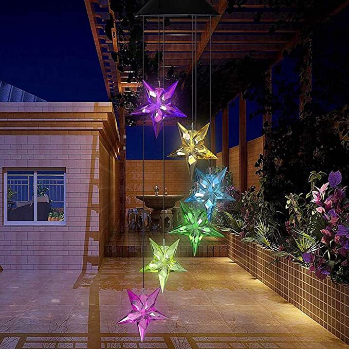 Decoratiune solara de gradina, 6 LED multicolor