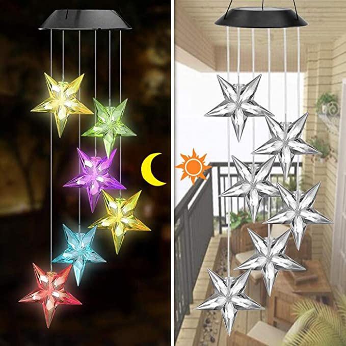 Decoratiune solara de gradina, 6 LED multicolor