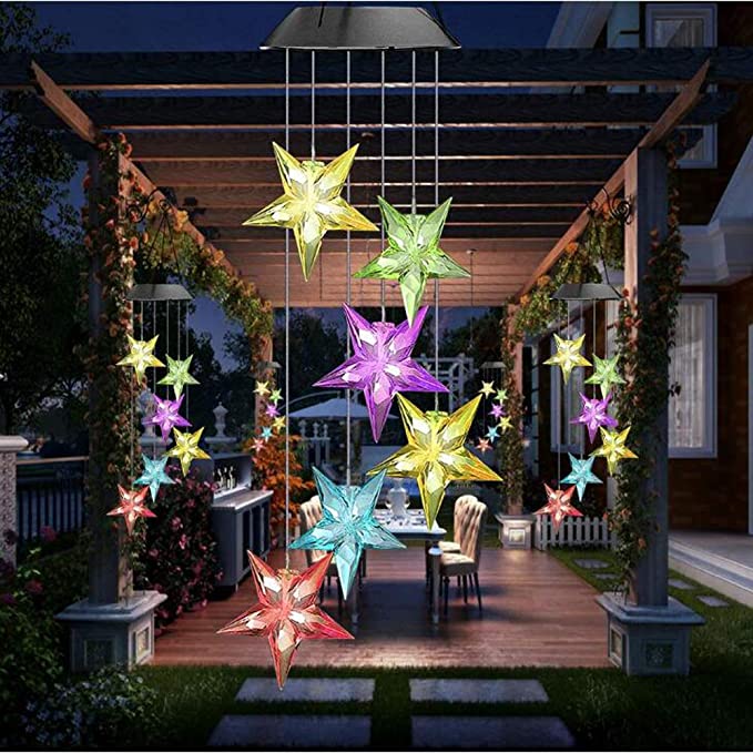 Decoratiune solara de gradina, 6 LED multicolor