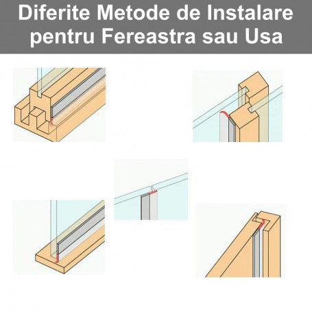 BANDA ”5M” TRANSPARENTA DIN SILICON, IMPERMEABILA