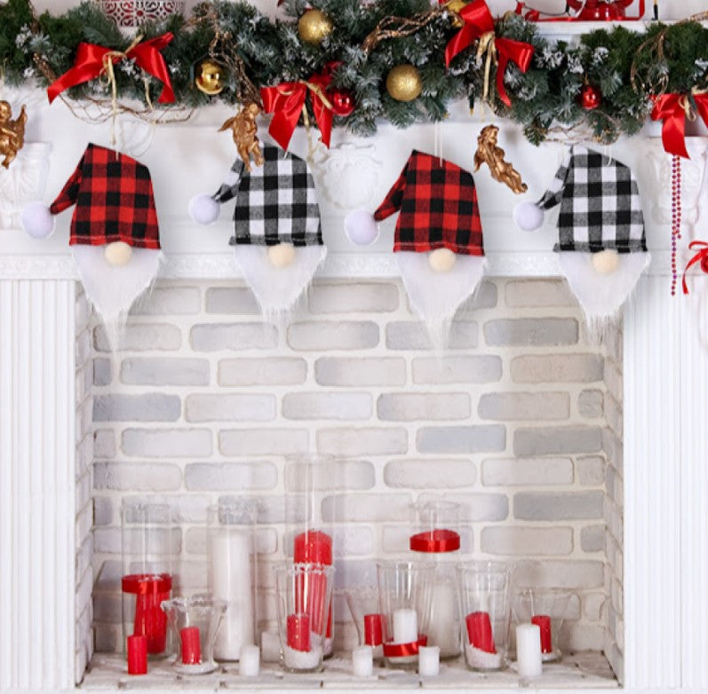 Set 4 accesorii decorative pentru sticle - Craciun