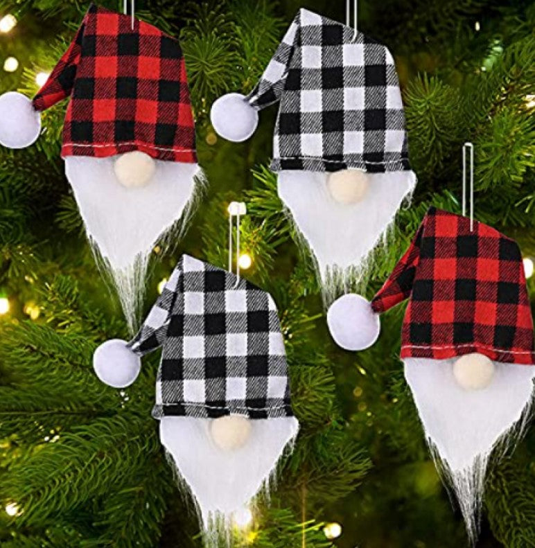 Set 4 accesorii decorative pentru sticle - Craciun