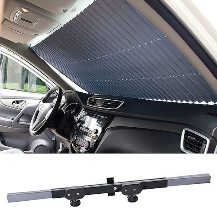 Parasolar auto retractabil