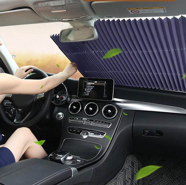 Parasolar auto retractabil