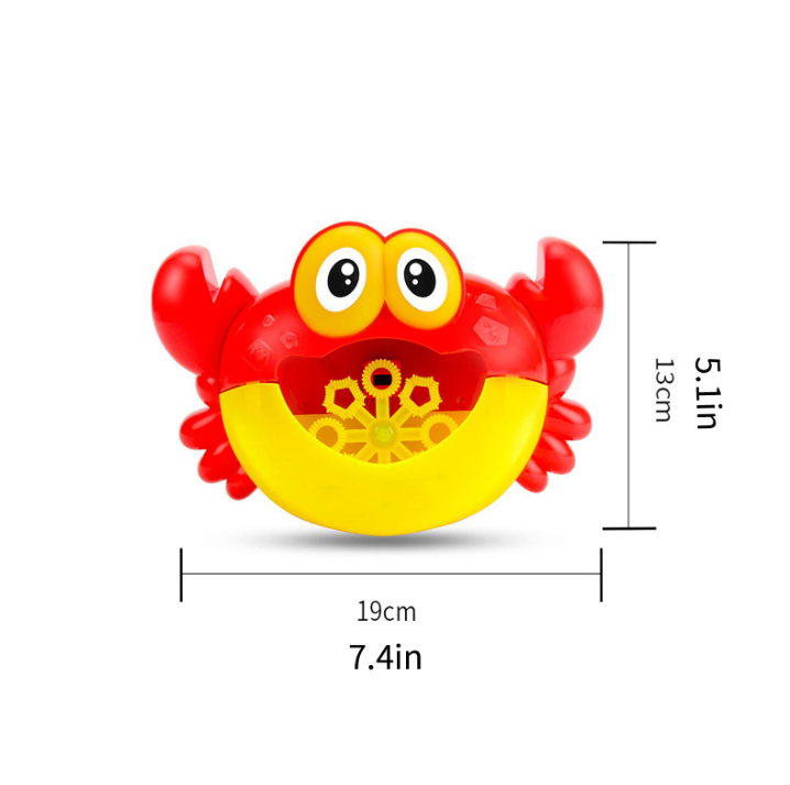 Jucarie muzicala pentru baloane de sapun- Crab