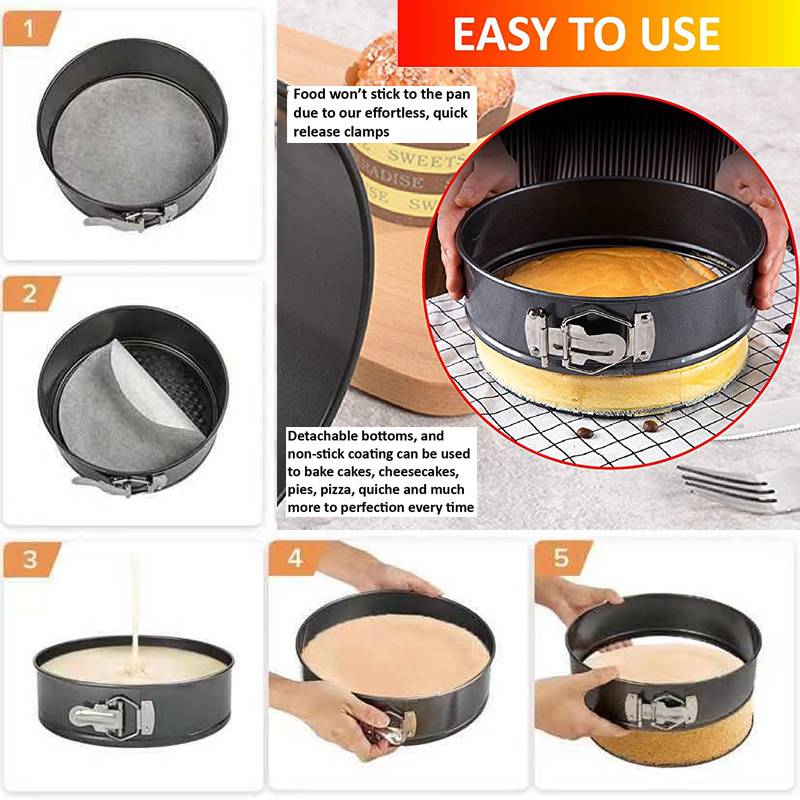 Set 3 forme pentru prajituri - forma rotunda, patrata si inima + CADOU