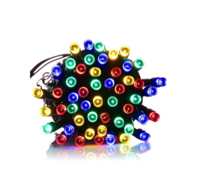 Instalatie solara 100 LED - Multicolor / Alb Rece / Alb Cald