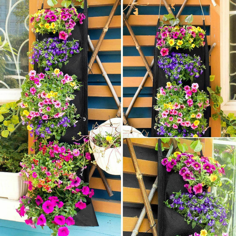 Jardiniera verticală, rezistentă la apă, montare pe perete