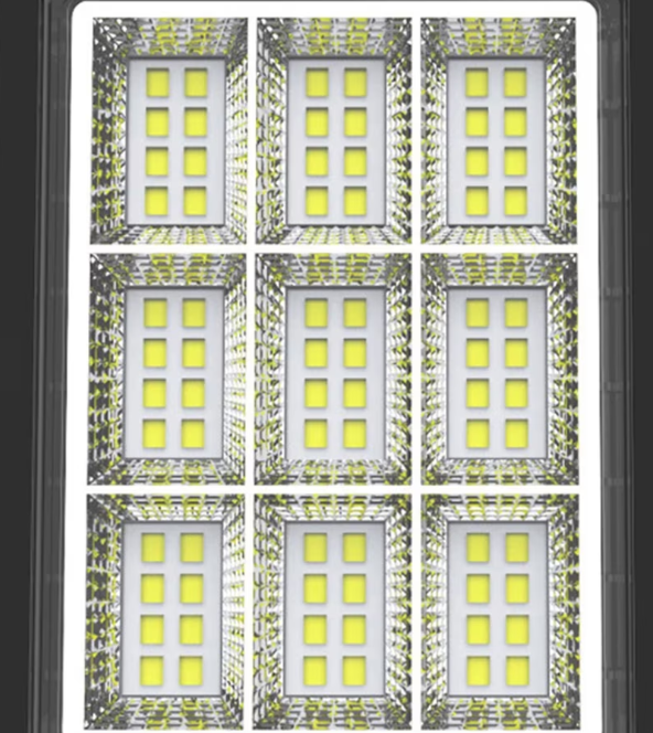 Lampi Solare de Perete cu 72 LED-uri COB, 50W, 3 Moduri de Functionare, Telecomanda, Senzor de Miscare si Lumina