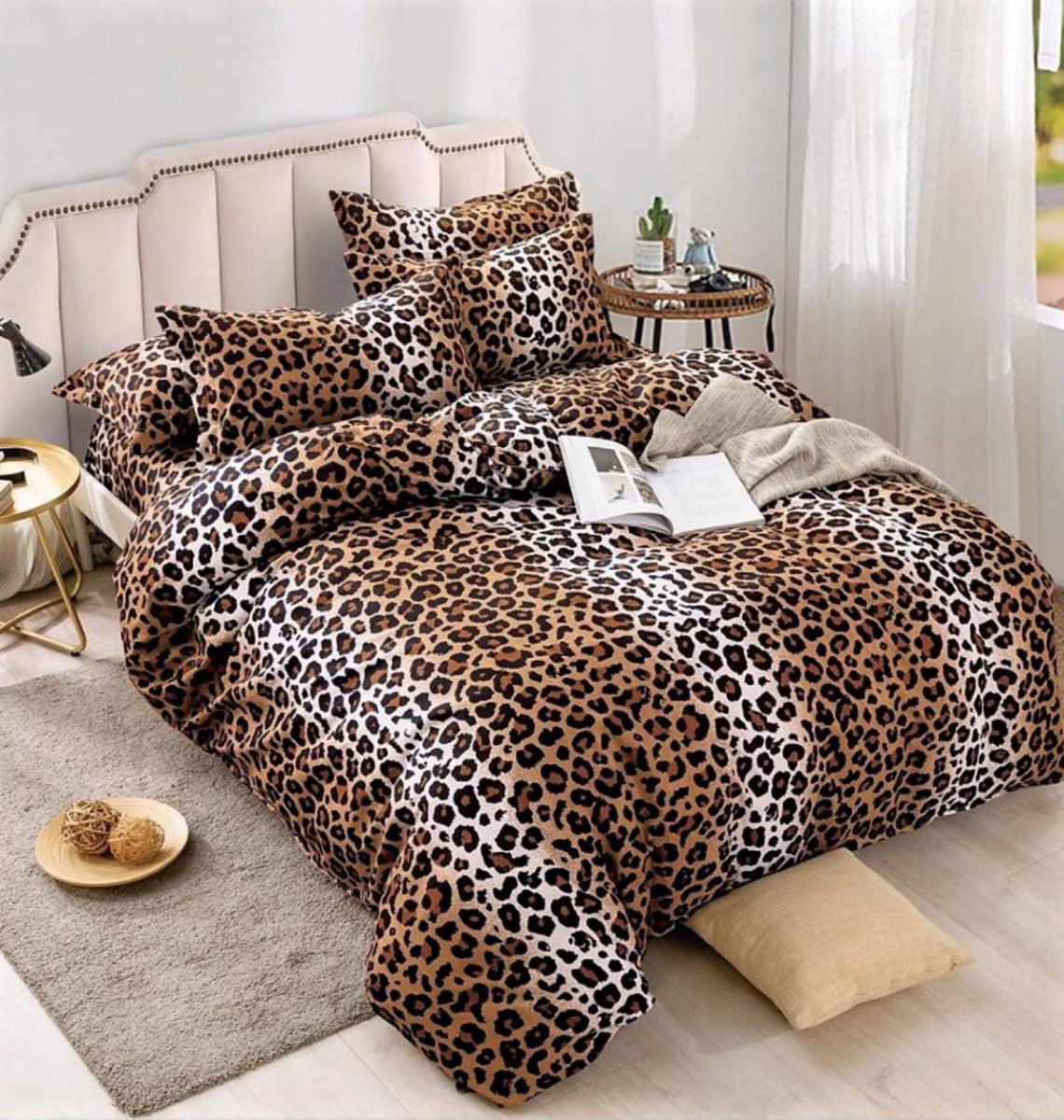 Lenjerie pat 1 PERSOANA, BUMBAC FINET, 4 piese - Diverse modele
