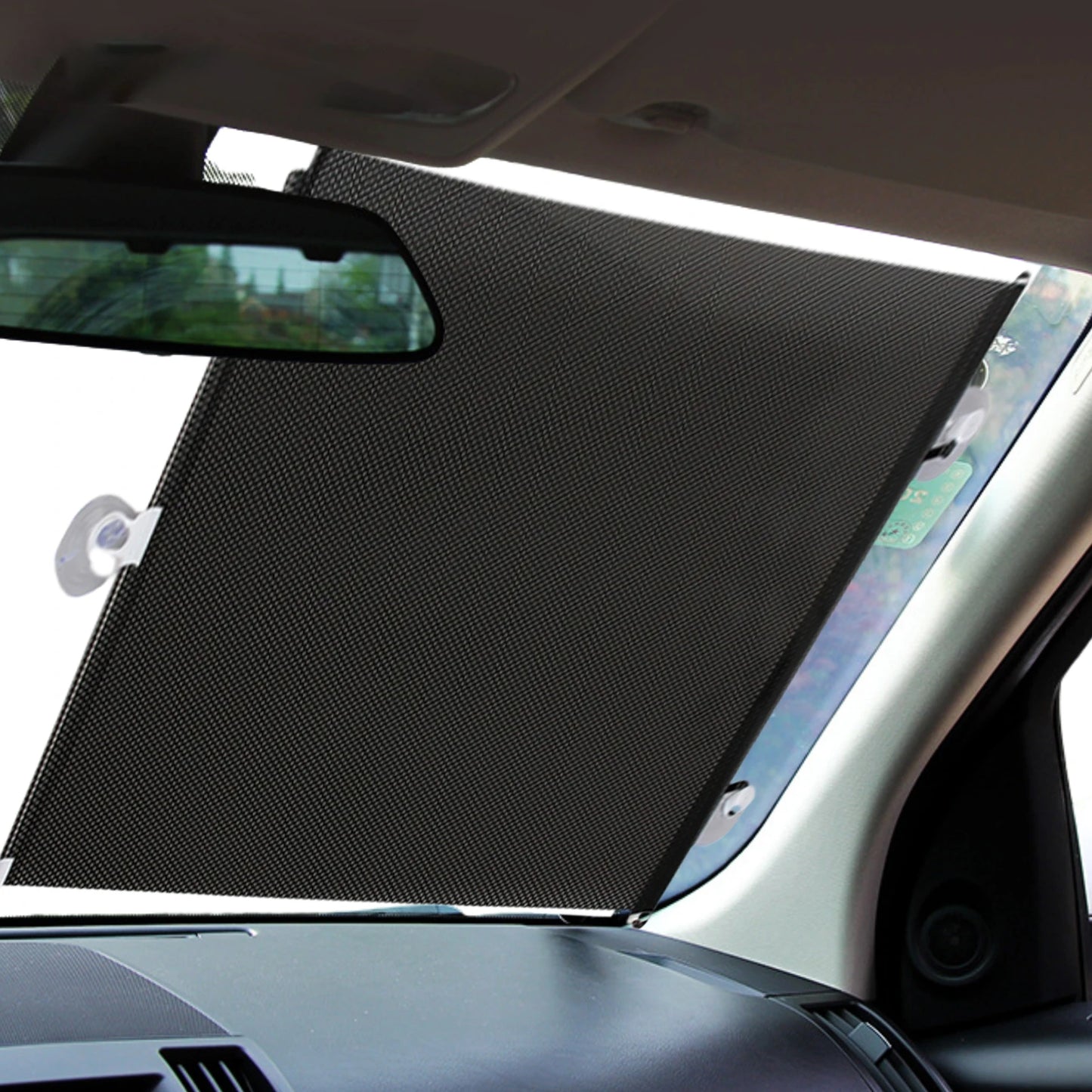 Parasolar Auto 68/ 125 cm Retractabil, Cu Ventuze