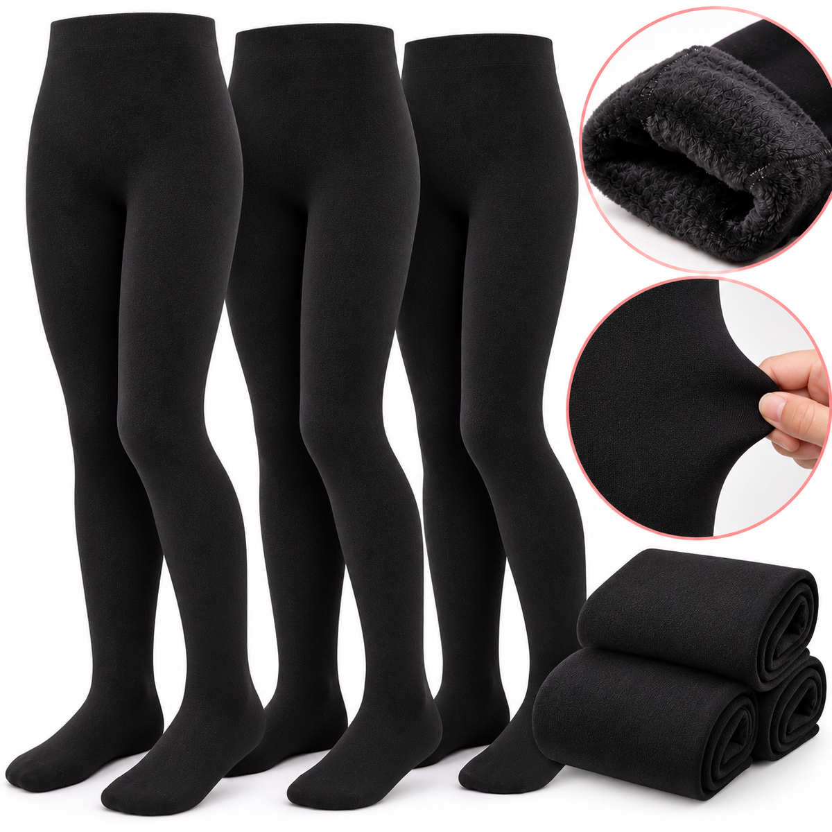 Set dres îmblănit pentru copii – 1800D, călduros și confortabil - 5–7 ani, 8–10 ani și 11–13 ani