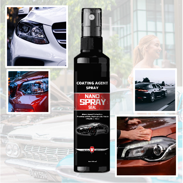 Set 2x Spray Nano pentru masina cu acoperire rapida, 50 ml fiecare