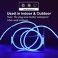 Banda LED neon flexibila 5m alimentare 220 V - 6 culori disponibile