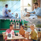 Ventilator Solar Portabil 3-în-1 cu 2 Becuri LED și Funcție Powerbank – Ideal pentru Camping și Situații de Urgență