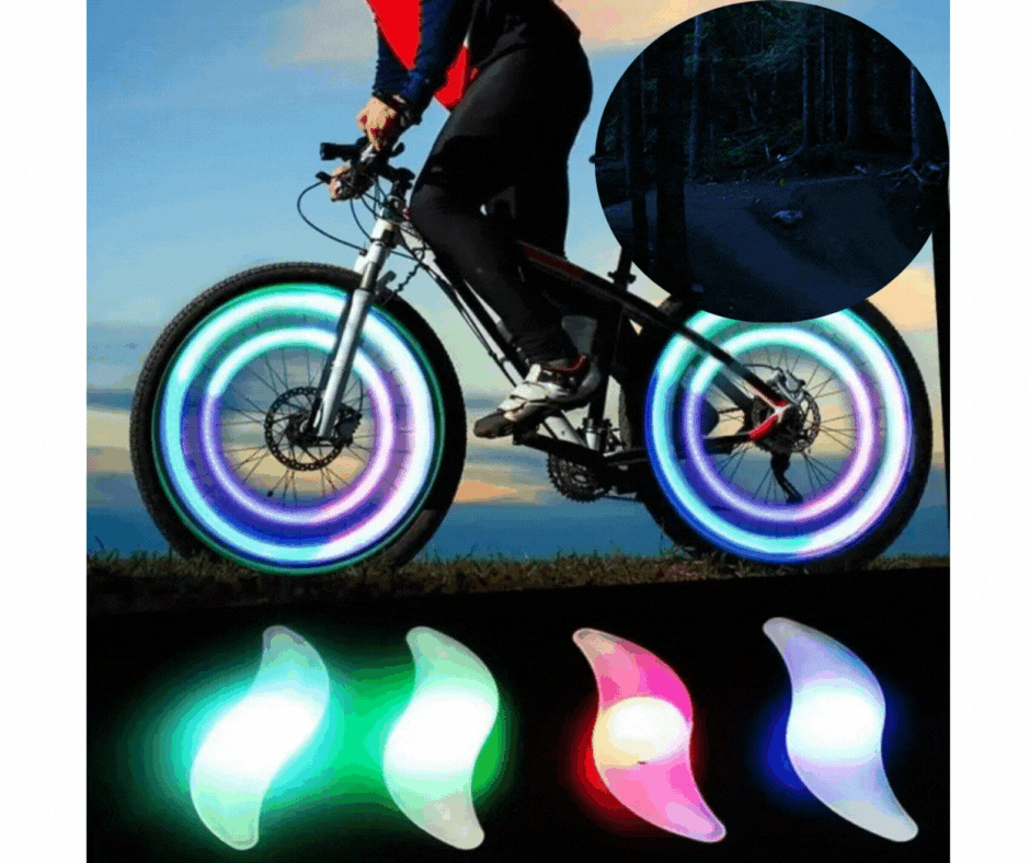 Set LED RGB pentru roata de bicicleta