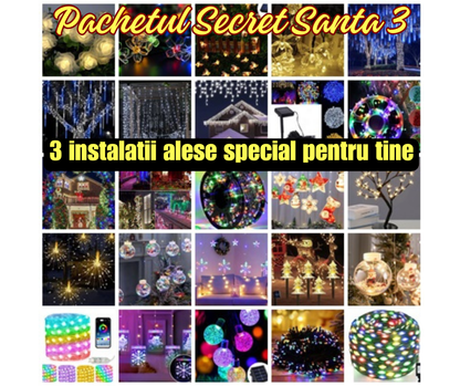 Secret Santa 5 - Instalații Luminoase alese Special de Moș Crăciun pentru Tine