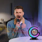 Set Karaoke Cu Boxa Wireless si Microfon, Lumina LED RGB