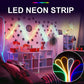 Banda LED neon flexibila 5m alimentare 220 V - 6 culori disponibile
