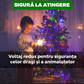 Instalație de lumini de Crăciun, tip rolă, interior/exterior, lungime 20 m
