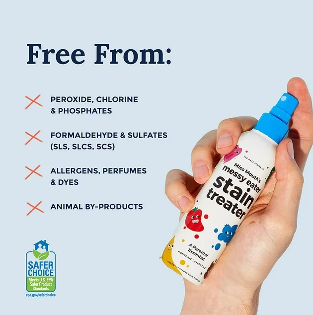 Spray de îndepărtare a petelor, Miss Mouth's Messy Eater, ecologic, 120 ml